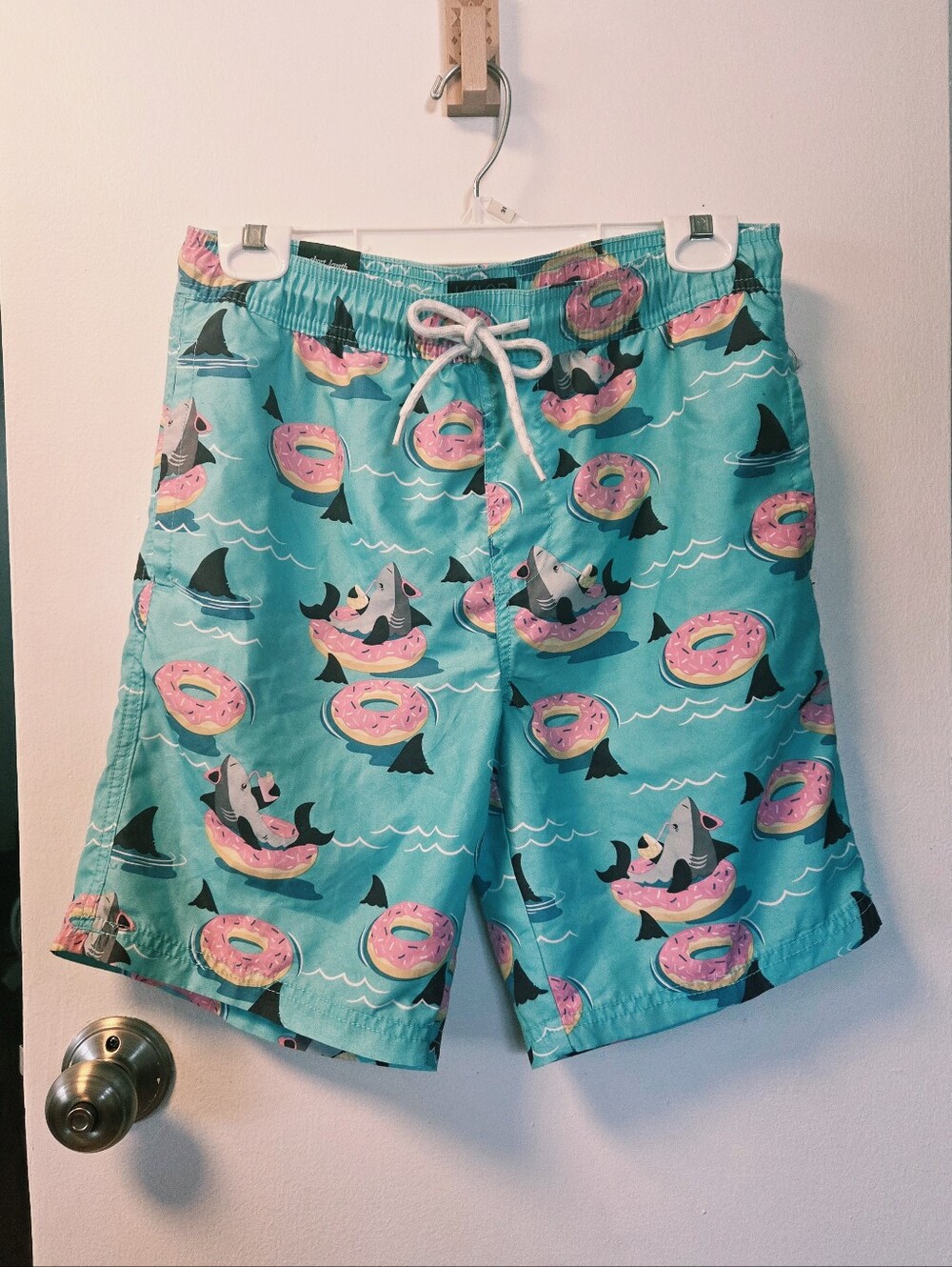 Shark Donut Swim Trunks